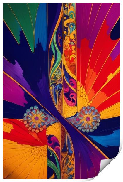 Vibrant Sky Dance Print by Victor Nogueira