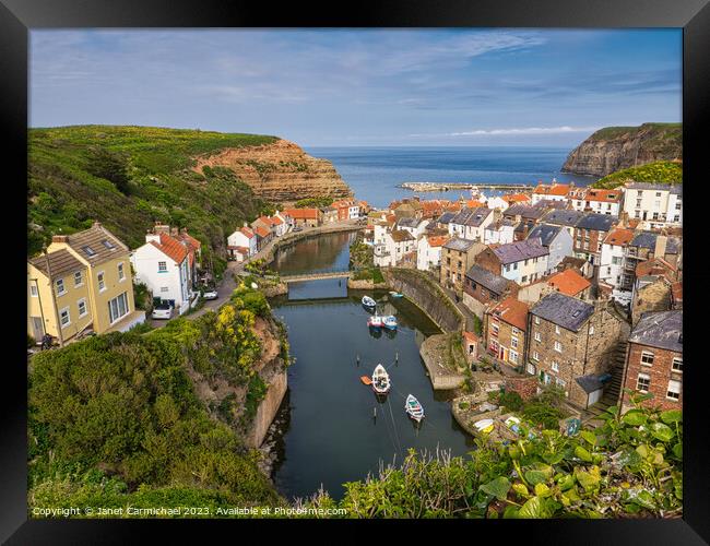 Stunning Staithes Framed Print by Janet Carmichael