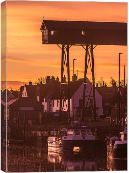 The Loading Gantry Canvas Print by Bryn Ditheridge