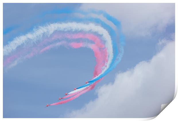 RAF Red Arrows Print by J Biggadike