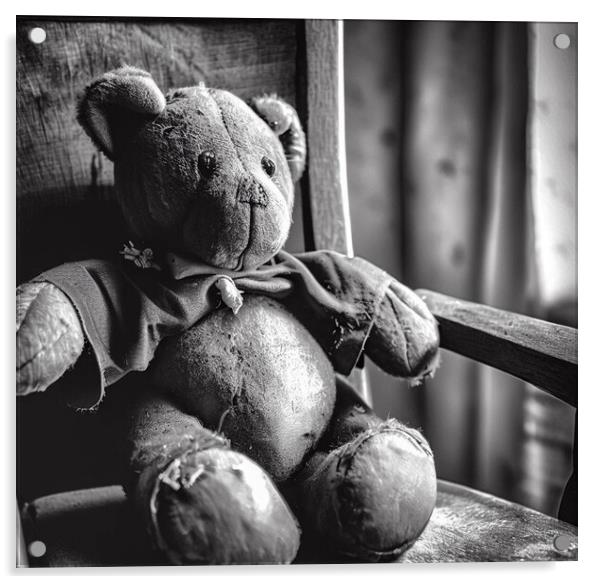 The forgotten bear  Acrylic by Paddy 