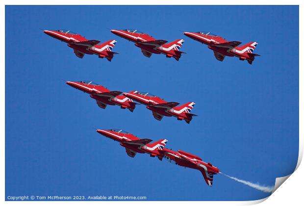 'Excitement in the Skies: Red Arrows' Print by Tom McPherson