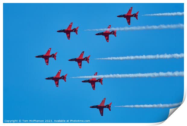 Soaring Icons of British Skies Print by Tom McPherson