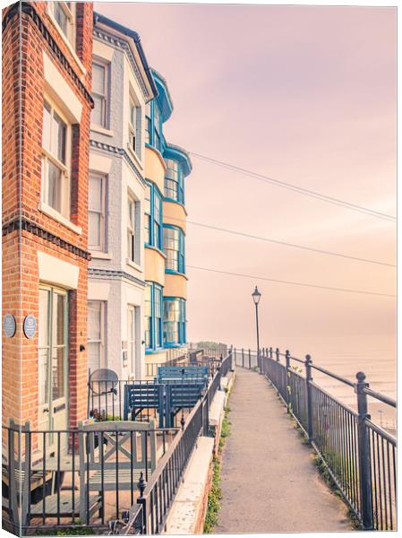 The Crescent, Cromer Canvas Print by Bryn Ditheridge