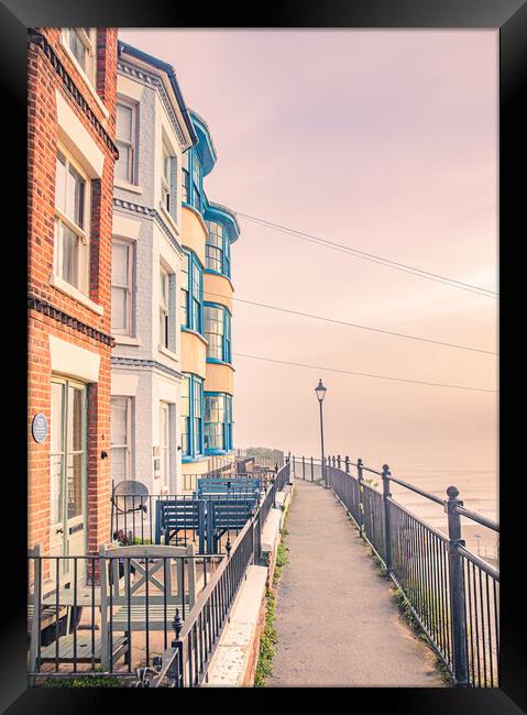 The Crescent, Cromer Framed Print by Bryn Ditheridge
