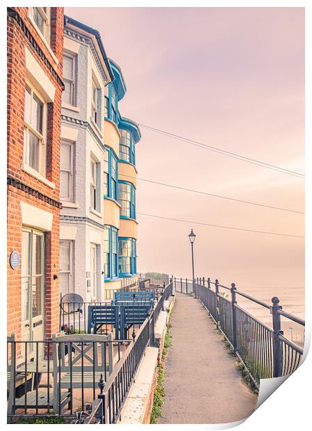 The Crescent, Cromer Print by Bryn Ditheridge