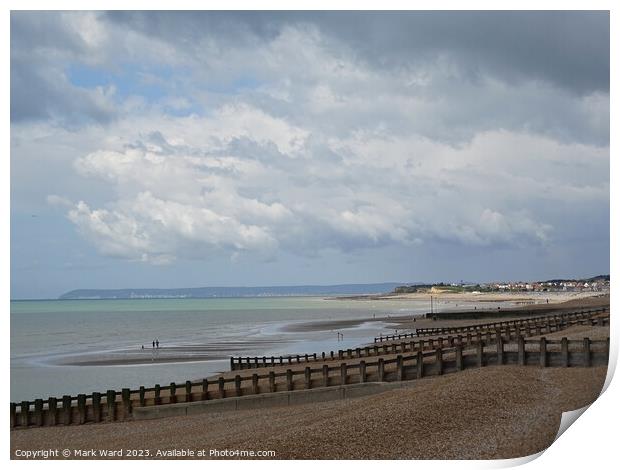 The Sussex Coast Print by Mark Ward