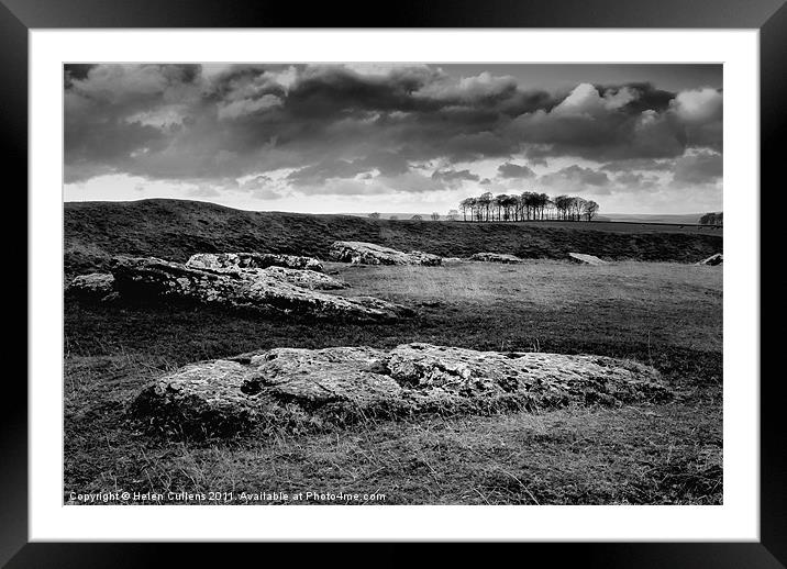 ARBOR LOW STONE CIRCLE Framed Mounted Print by Helen Cullens