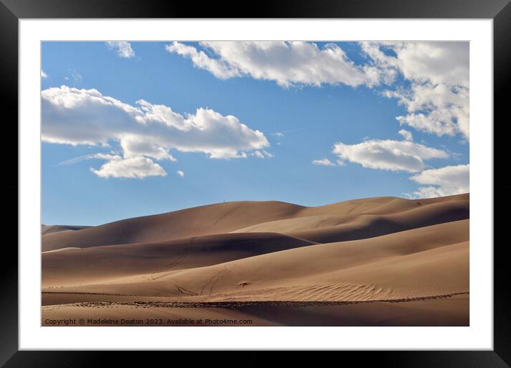 Great Sand Dunes National Park Framed Mounted Print by Madeleine Deaton