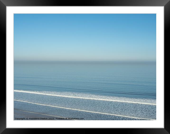 Lone Surfer  Framed Mounted Print by Madeleine Deaton