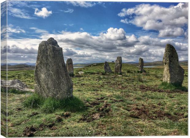 Callanish Standing Stones Canvas Print by Madeleine Deaton