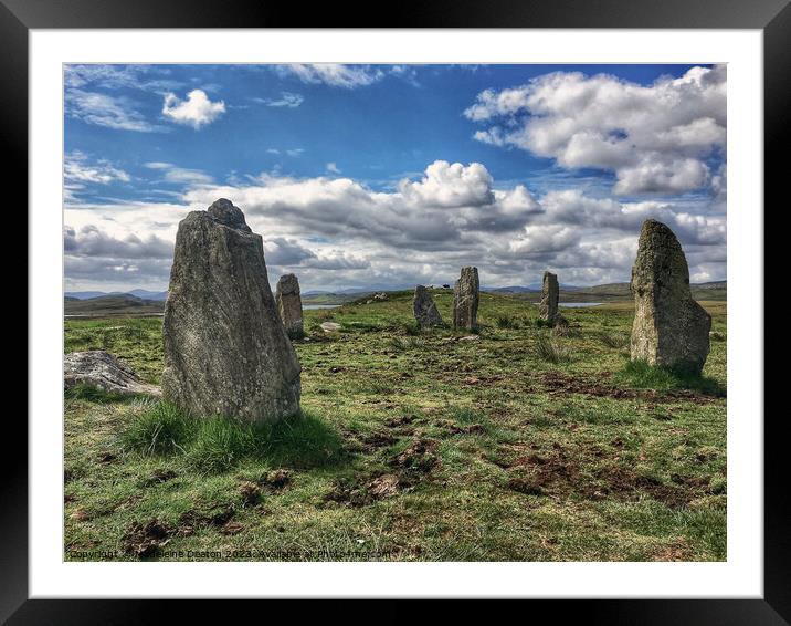 Callanish Standing Stones Framed Mounted Print by Madeleine Deaton