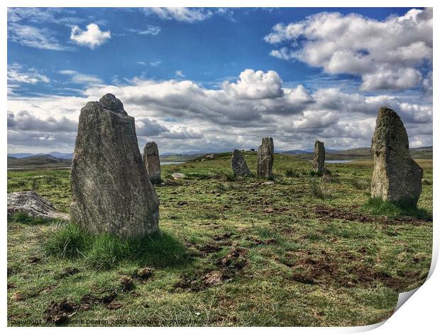 Callanish Standing Stones Print by Madeleine Deaton