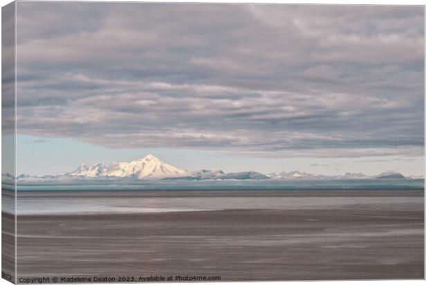 Stormy Clouds over the Cook Inlet Canvas Print by Madeleine Deaton