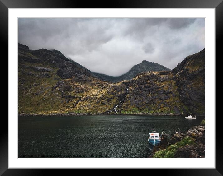 Stormy Loch - POD Framed Mounted Print by Madeleine Deaton
