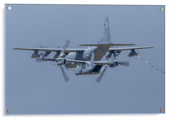 MC-130 Hercules and CV-22 Osprey Acrylic by J Biggadike