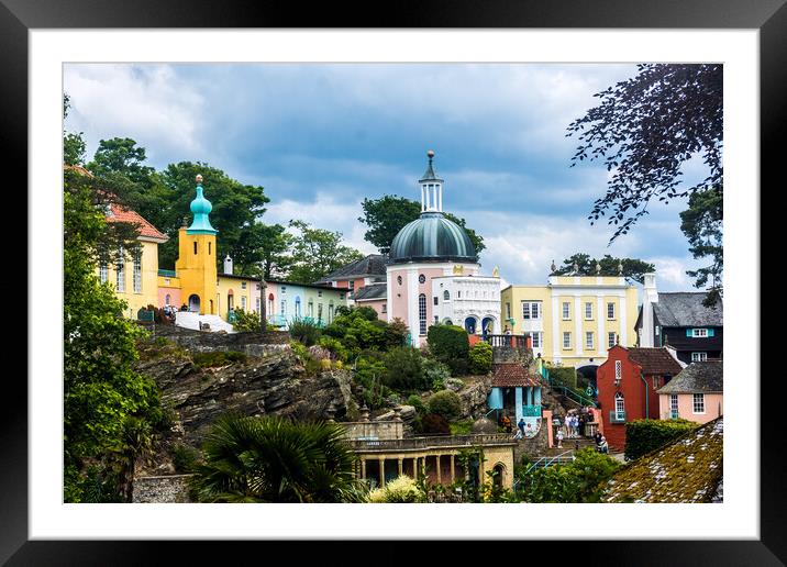 Portmeirion, Wales, UK Framed Mounted Print by Peter Jarvis
