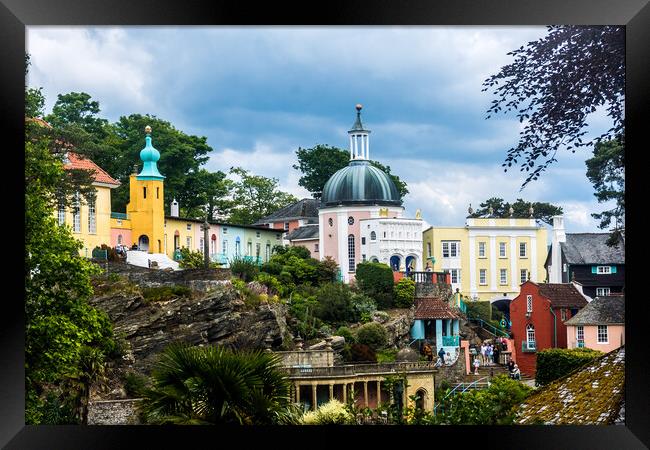 Portmeirion, Wales, UK Framed Print by Peter Jarvis