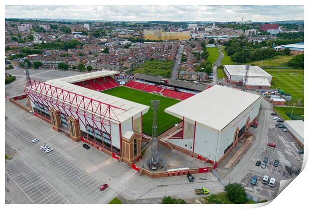 Oakwell Stadium Print by Apollo Aerial Photography