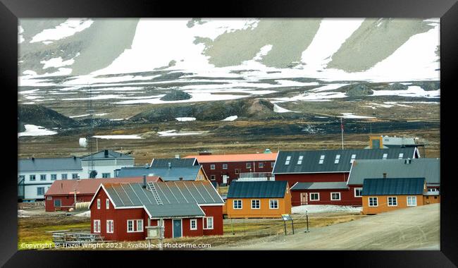 Arctic Tranquillity: Ny-Alesund, Svalbard Framed Print by Hazel Wright