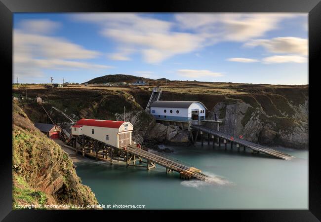 St Davids RNLI Stations  Framed Print by Andrew Ray