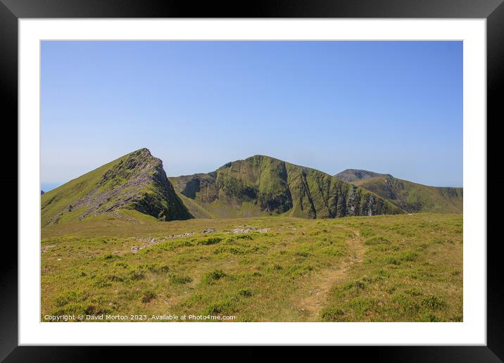 Nantlle Ridge, Snowdonia Framed Mounted Print by David Morton
