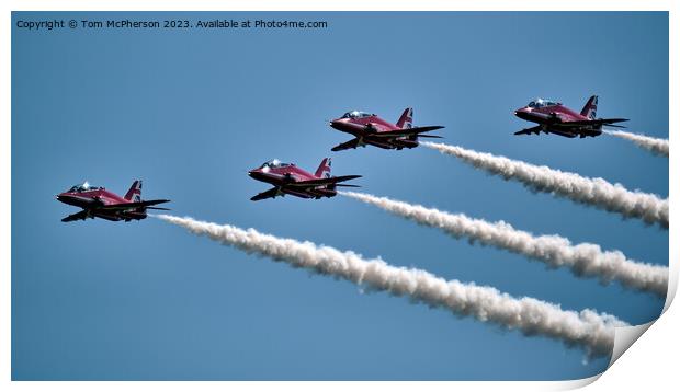 'Precision in Motion: The Red Arrows' Print by Tom McPherson