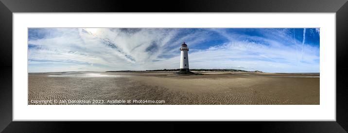 Talacre  Framed Mounted Print by Ian Donaldson