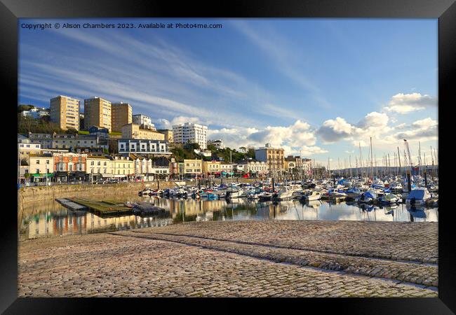 Torquay and the English Riviera  Framed Print by Alison Chambers