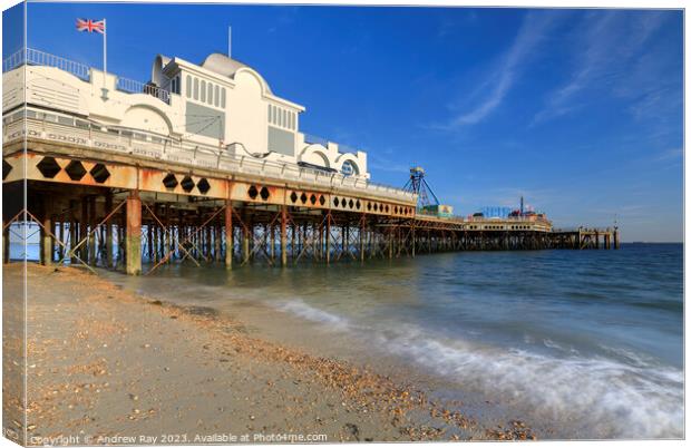 Southsea Pier  Canvas Print by Andrew Ray