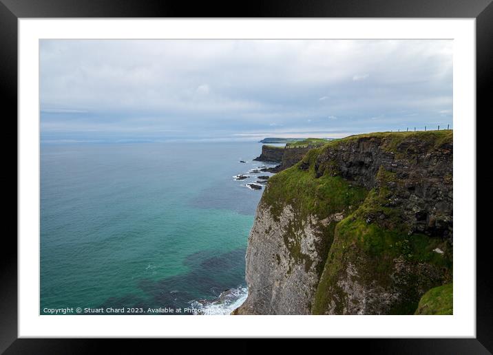 Antrim Coastline Northern Island Framed Mounted Print by Travel and Pixels 