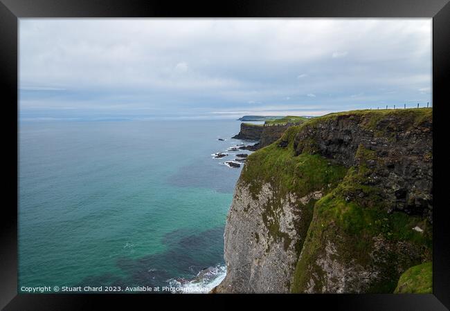 Antrim Coastline Northern Island Framed Print by Travel and Pixels 