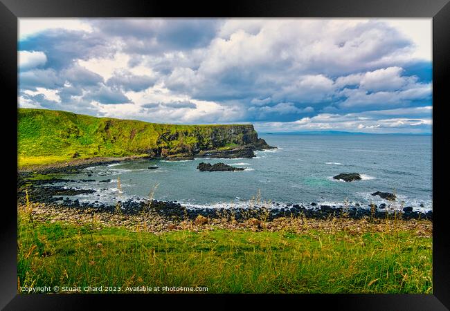 Antrim Coastline Northern Island Framed Print by Travel and Pixels 