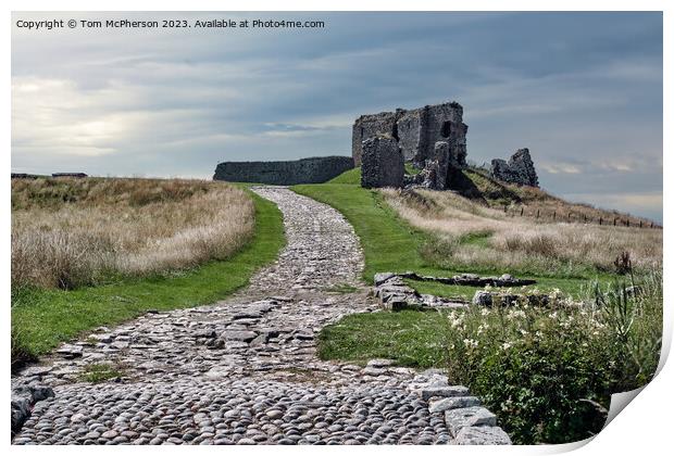 Ancient Duffus Castle, Laich of Moray Print by Tom McPherson