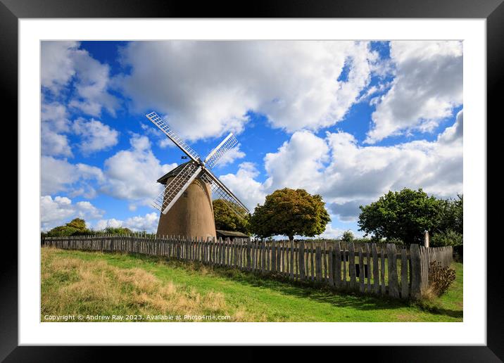Bembridge Windmill  Framed Mounted Print by Andrew Ray