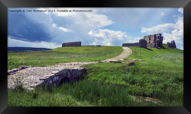 Duffus Castle: Testament of Medieval Might Framed Print by Tom McPherson