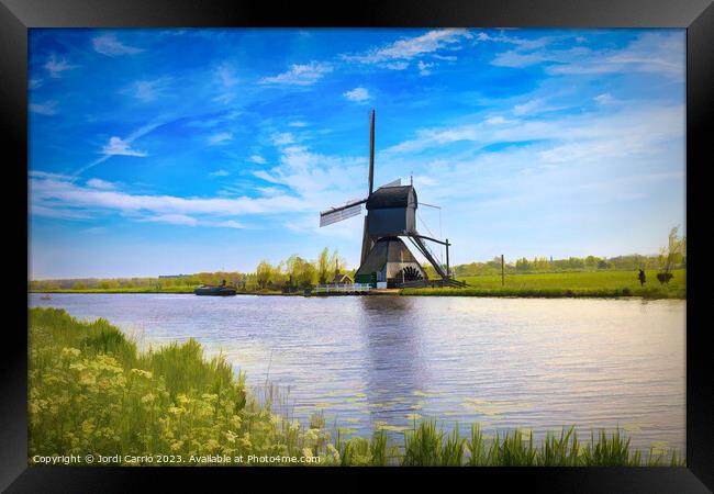 A mill that makes a difference - CR2305-9303-ABS Framed Print by Jordi Carrio
