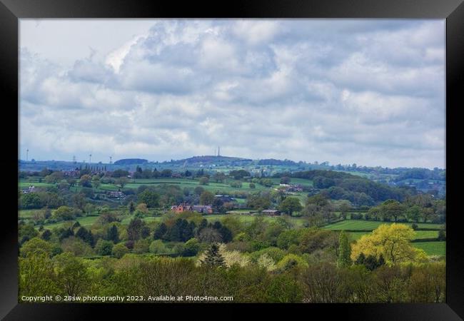 Across to Alport. Framed Print by 28sw photography