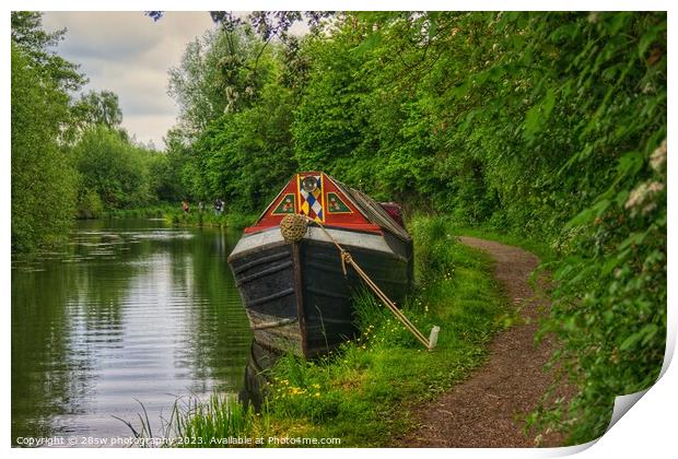 Timeless Solitude by The Canal. Print by 28sw photography
