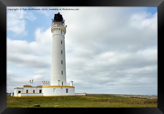 Covesea Lighthouse: Beacon of Northern Scotland Framed Print by Tom McPherson