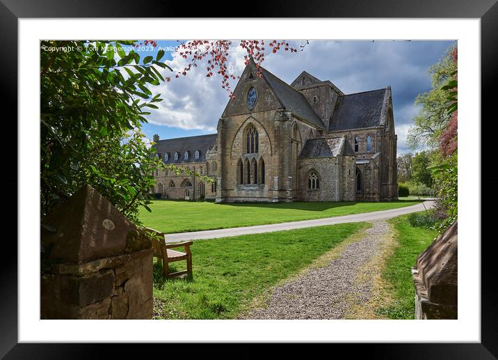 Pluscarden Abbey: Sanctuary of Divine Solitude Framed Mounted Print by Tom McPherson