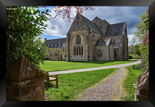 Pluscarden Abbey: Sanctuary of Divine Solitude Framed Print by Tom McPherson