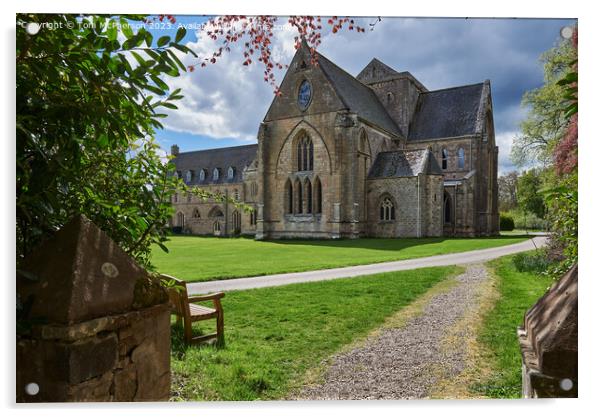 Pluscarden Abbey: Sanctuary of Divine Solitude Acrylic by Tom McPherson