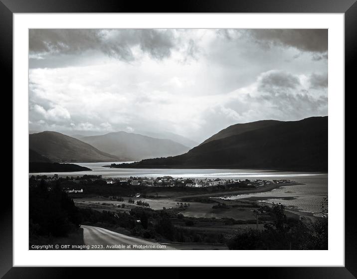 Ullapool & Loch Broom Wester Ross Highland Scotland Framed Mounted Print by OBT imaging