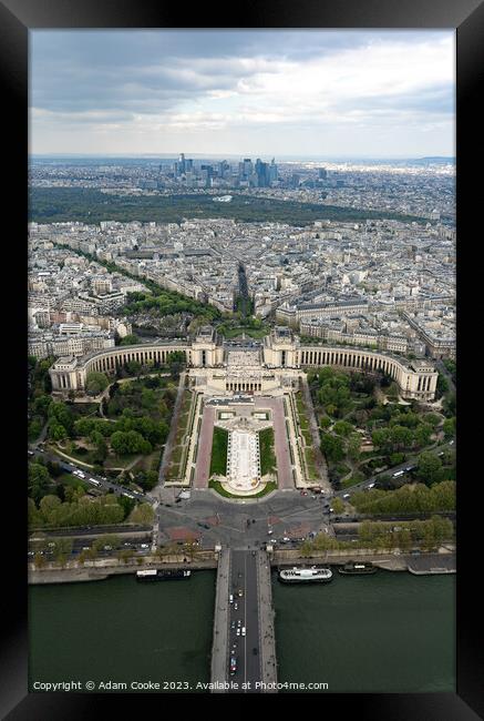 Trocadéro Gardens | Paris | France Framed Print by Adam Cooke