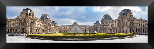 Louvre Museum | Paris | France Framed Print by Adam Cooke