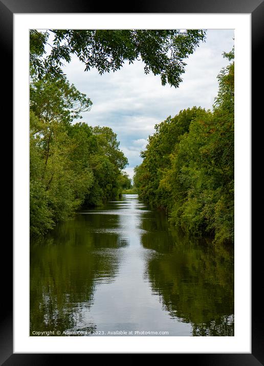River Thames | Oxford Stretch Framed Mounted Print by Adam Cooke