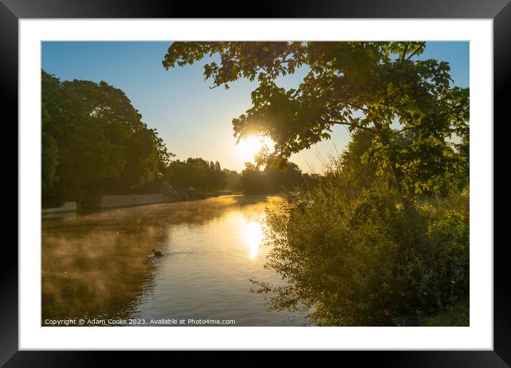 River Thames | Abingdon Framed Mounted Print by Adam Cooke