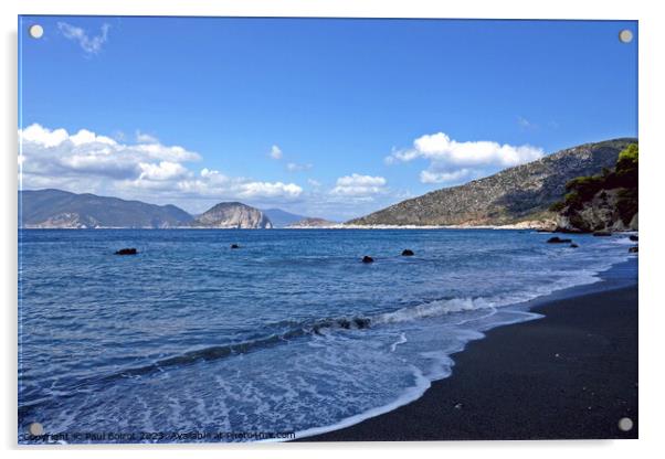 Vythisma beach, Alonissos 2 Acrylic by Paul Boizot