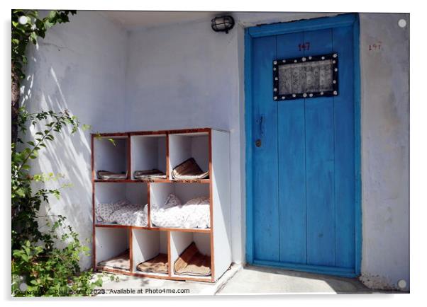 Cat house, Alonissos, Greece Acrylic by Paul Boizot